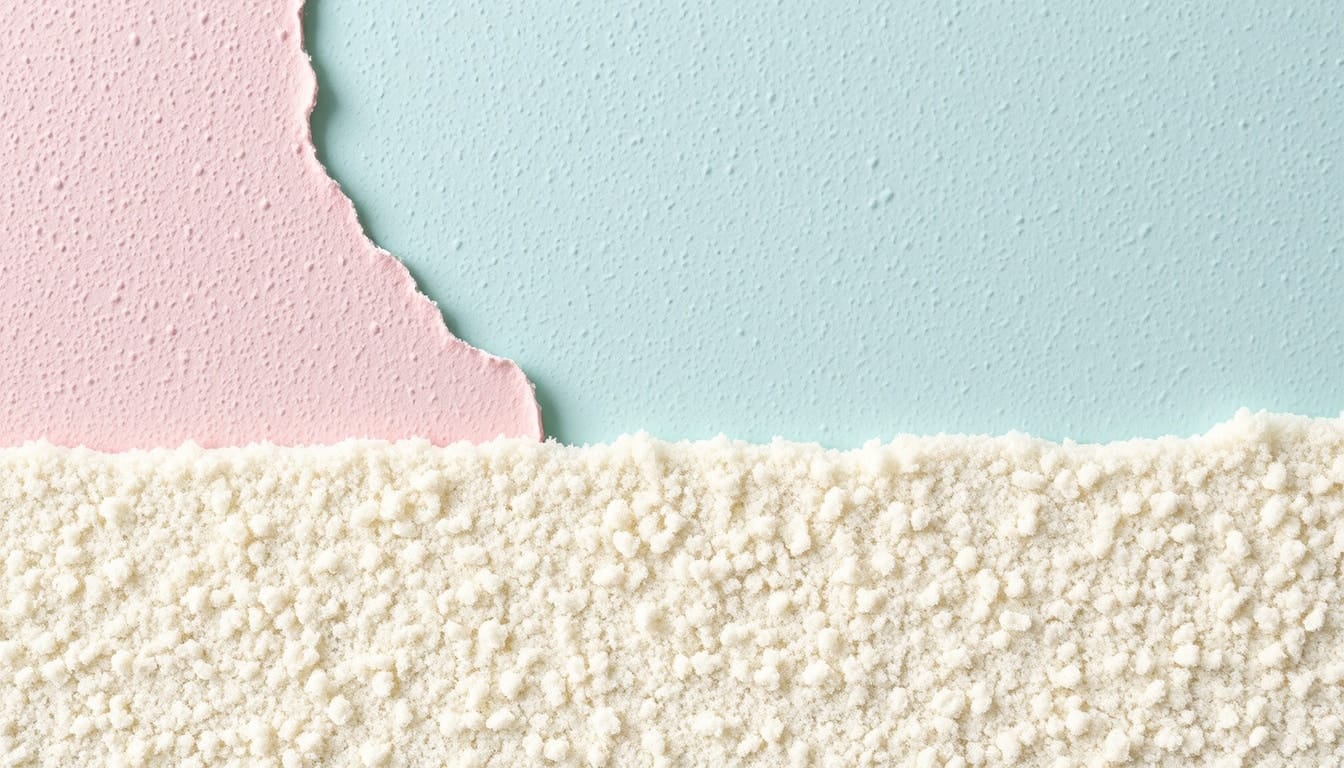 Close-up of moisture-absorbing materials transforming damp walls