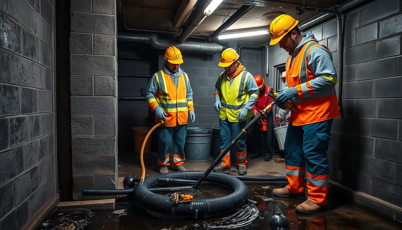 Basement Sewage Extraction Rescue: Save Your Home from Severe Water Damage 5