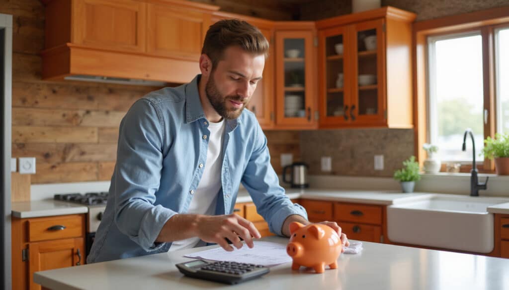 Man reviewing restoration services contract